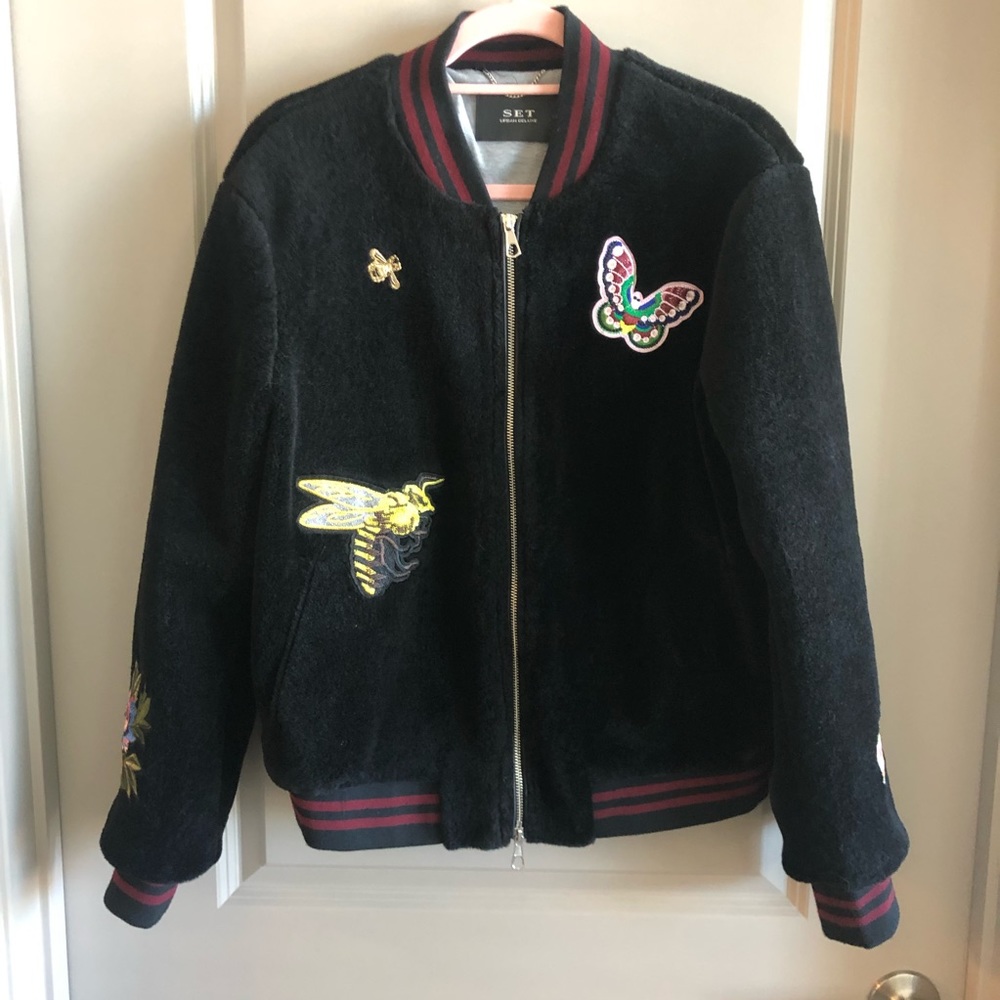 Gorgeous Like New SET Bomber Jacket